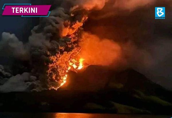 ருவாங் எரிமலை வெடிப்பு- வான் வெளி, விமான நிலையங்கள் மூடப்படவில்லை