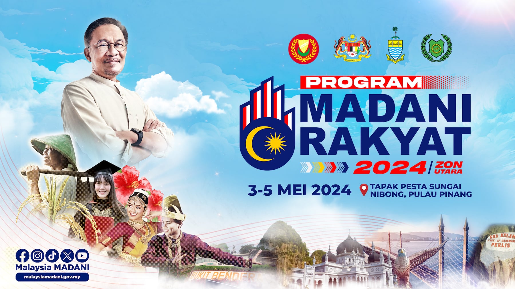 Host of govt services on offer as Madani Rakyat takes to Penang