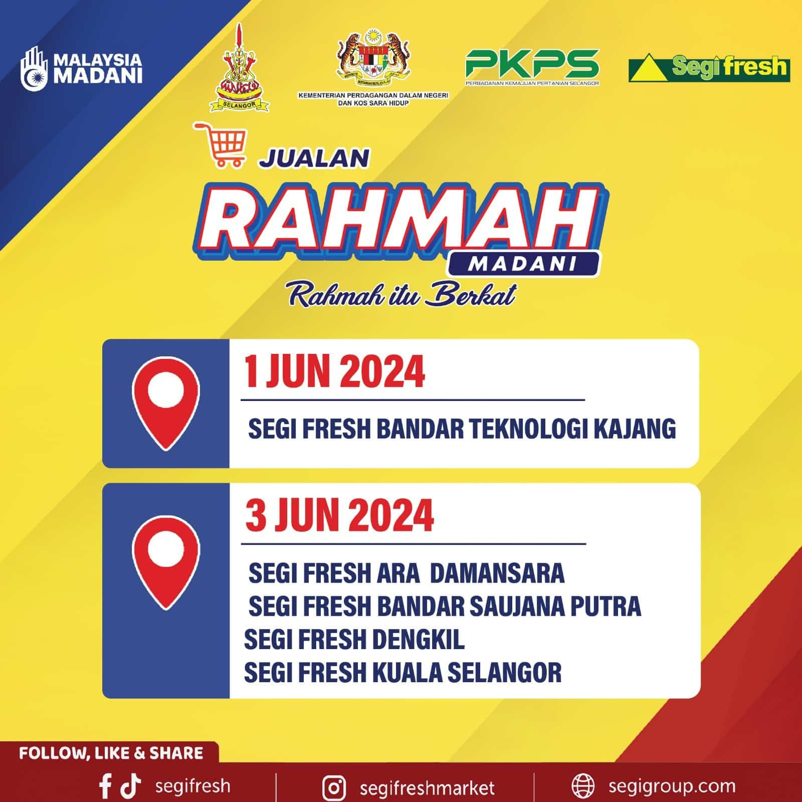 5家Segi Fresh超市601.603 有昌明慈悯促销活动