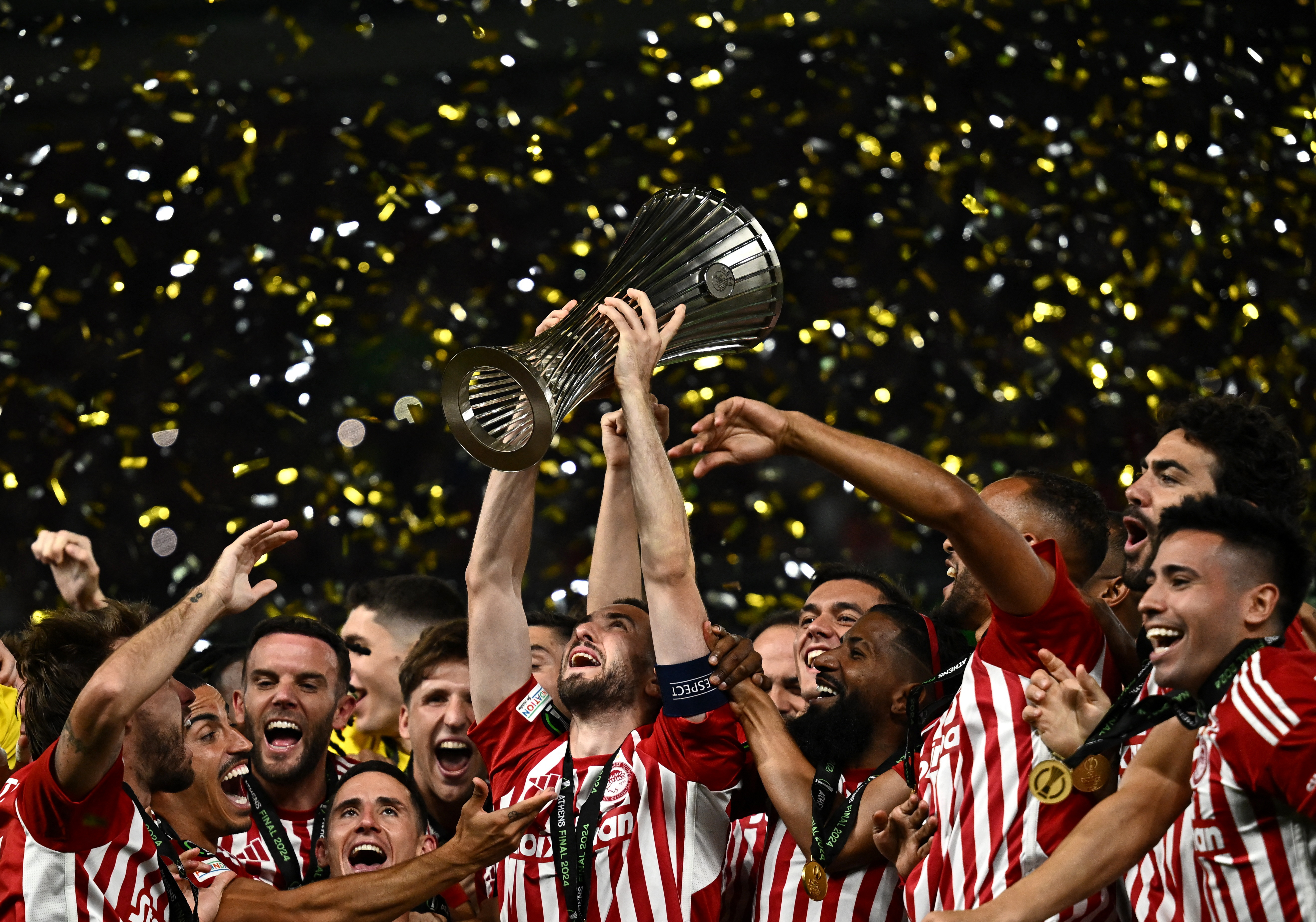 Olympiakos wins Conference League, becomes first Greek club to lift European title 