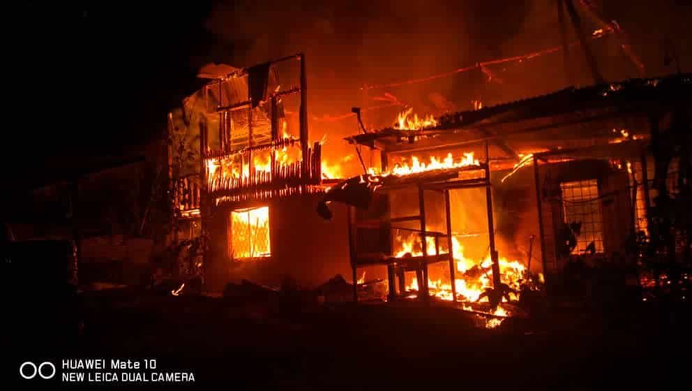 民宅午夜失火少女被烧死