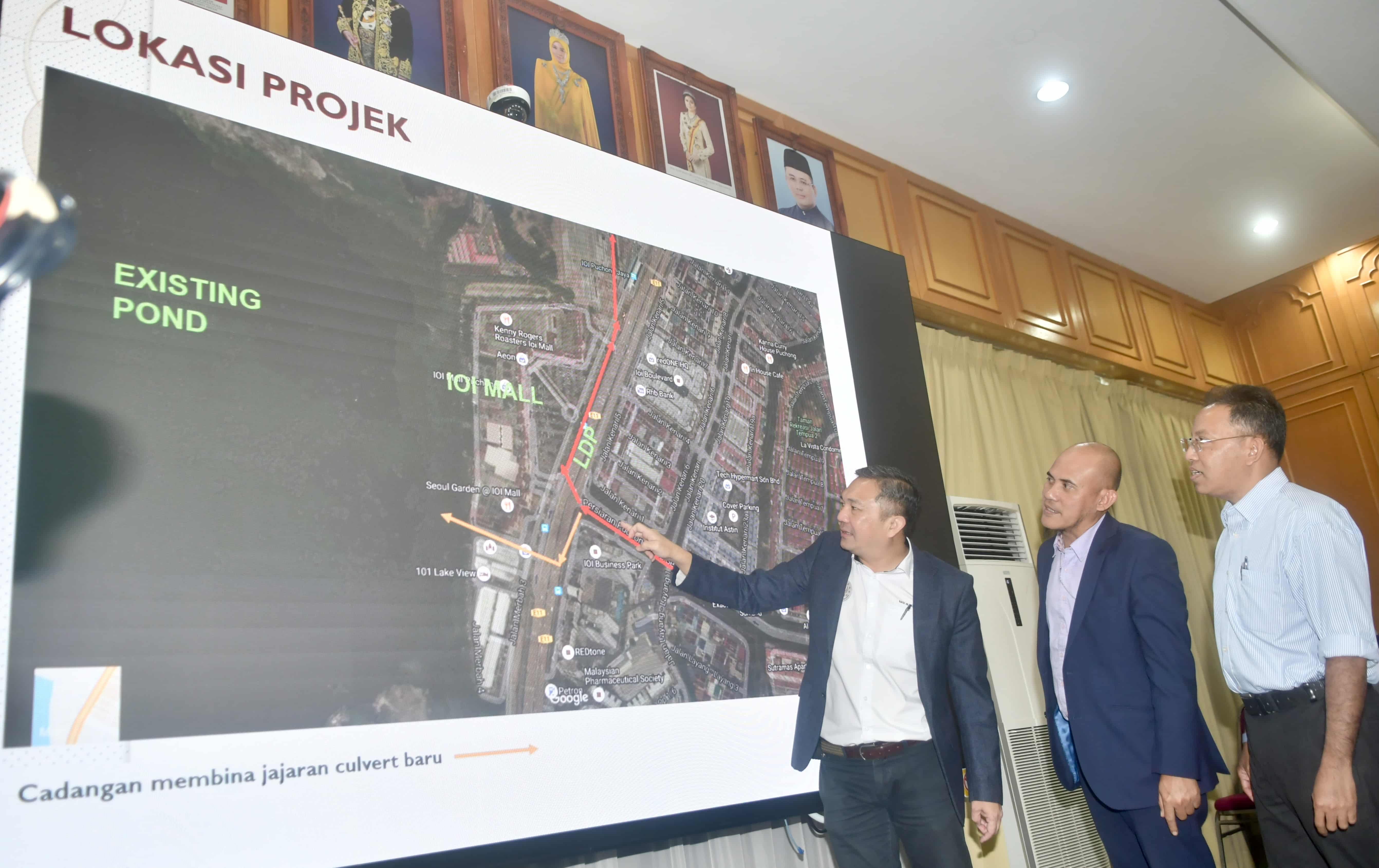 EXCO: Projek tangani banjir kilat di Puchong jangka siap hujung tahun