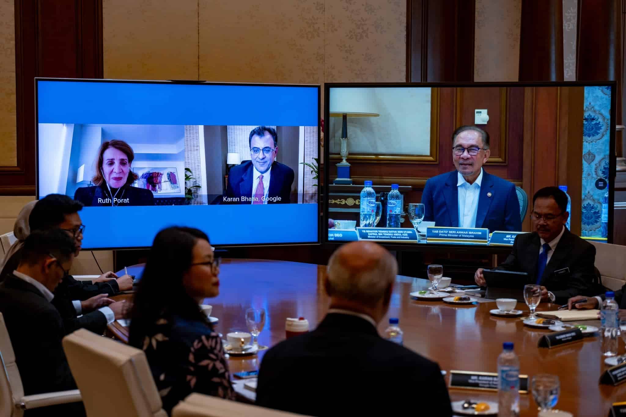 谷歌敲定扩展领域行动框架进展  安华：冀带来全面经济社会效益