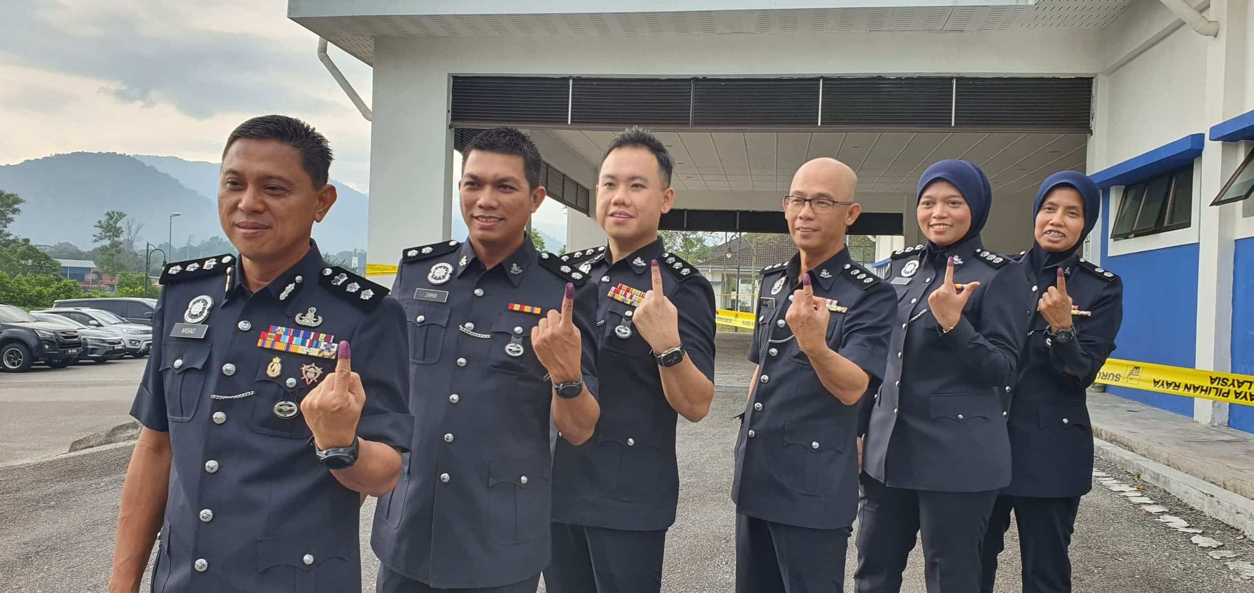 【新古毛补选】军警提前投票率达97%