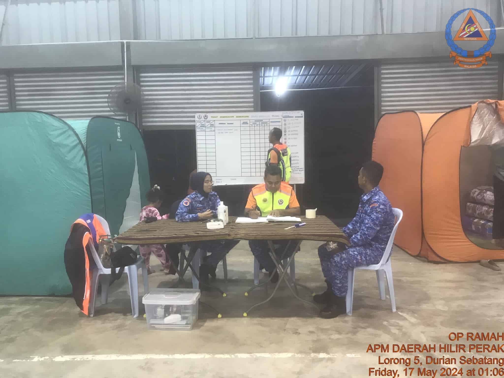 209 mangsa banjir Perak Tengah dipindah ke PPS takat 8 pagi ini