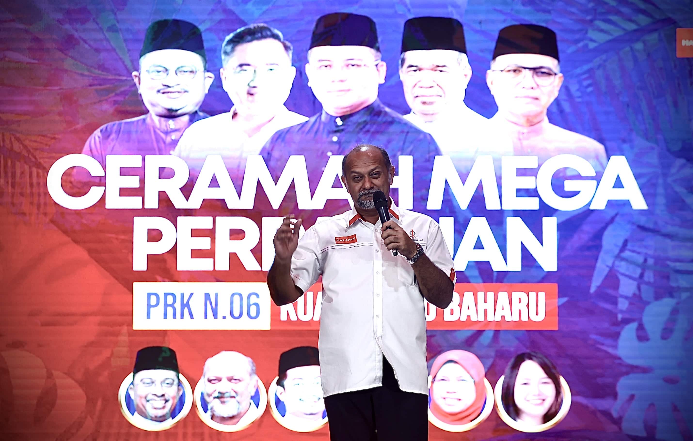 PRK KKB: Kerajaan Perpaduan tampil calon berkaliber, pastikan kestabilan politik