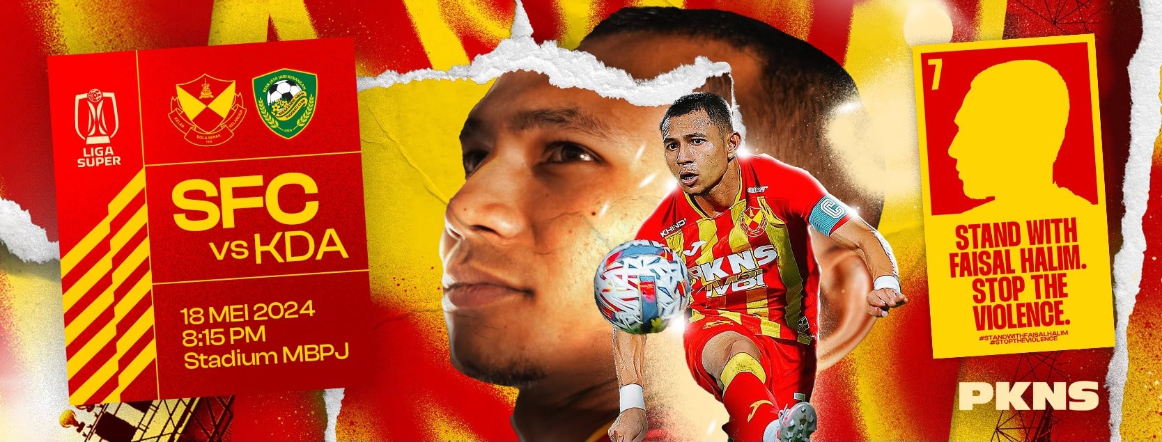 Ayuh penuhi stadium, tepuk minit ketujuh tanda solidariti buat Faisal