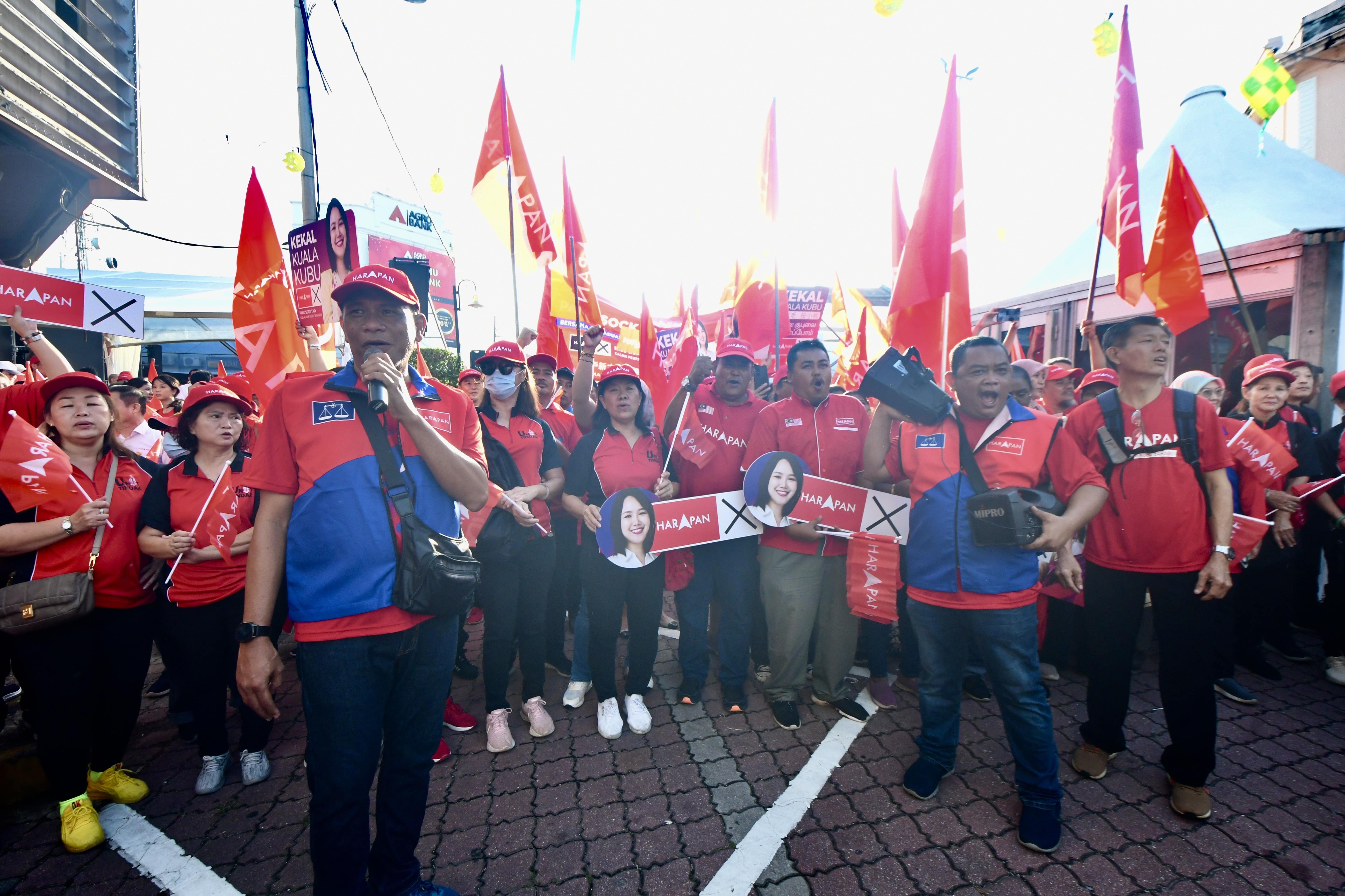 Kempen Calon Kerajaan Perpaduan harmoni, disenangi rakyat