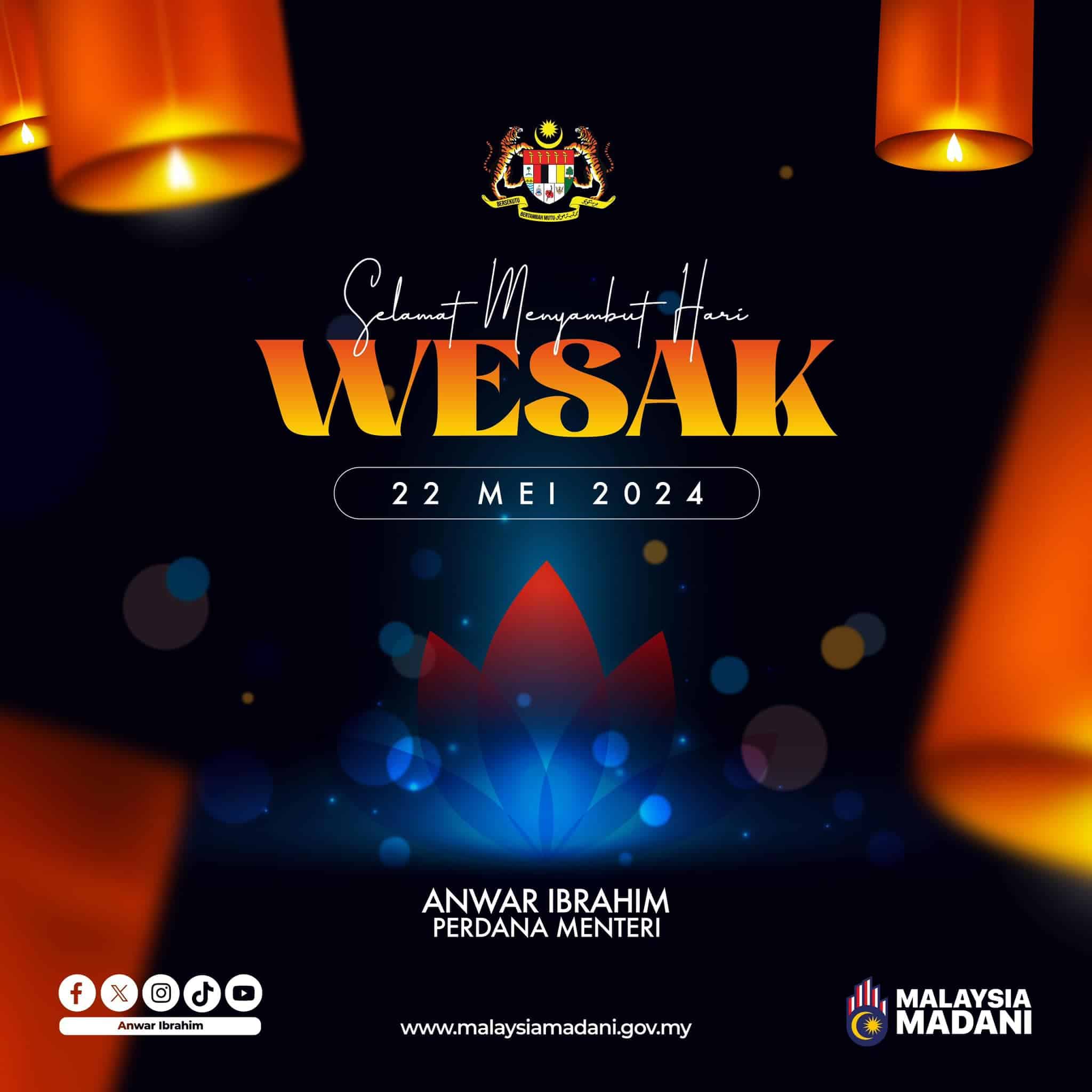 Anwar seru jadikan setiap perayaan teras perpaduan, bersama lonjak negara