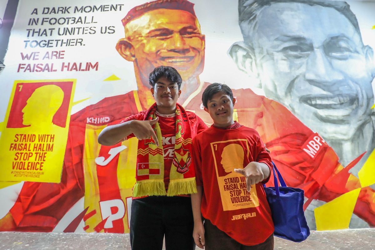 Lukisan mural Faisal Halim tanda solidariti, jadi tumpuan penyokong