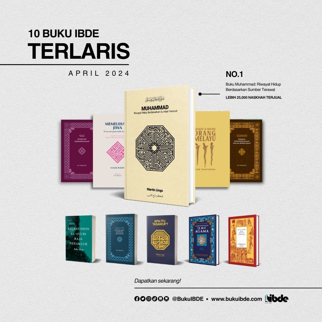 Lima buku terbitan IBDE dengan kerjasama Media Selangor antara 10 terlaris