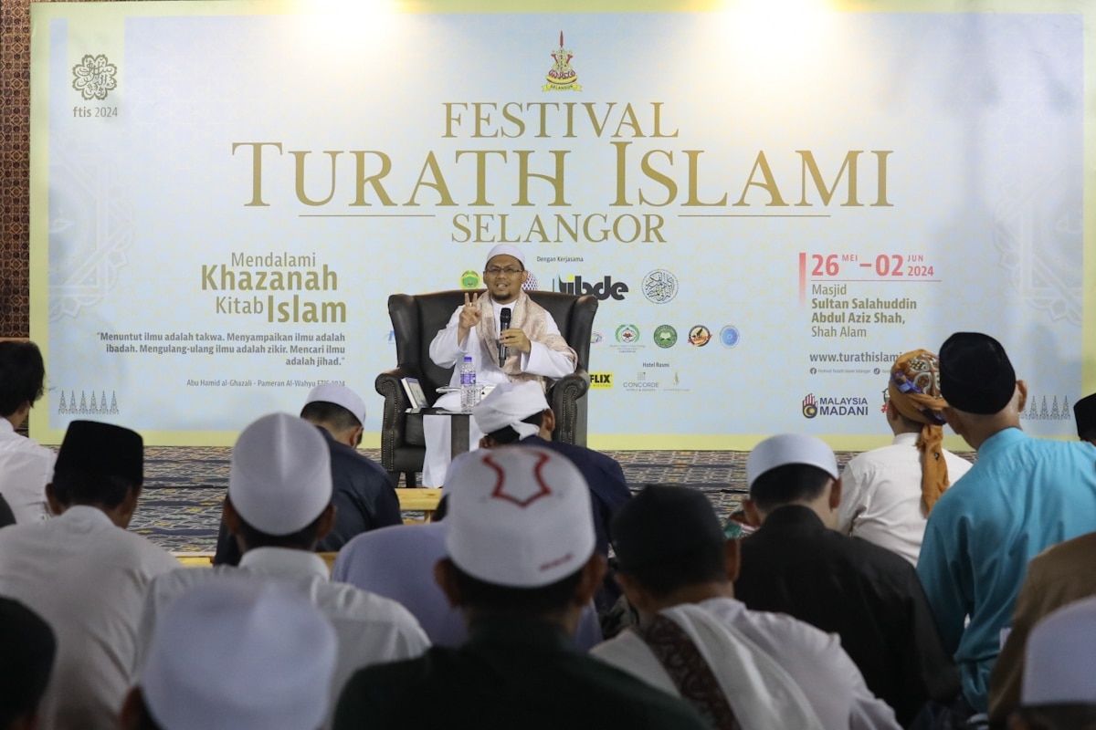 Kupasan kitab hadis 40 festival turath tarik kehadiran ratusan peserta