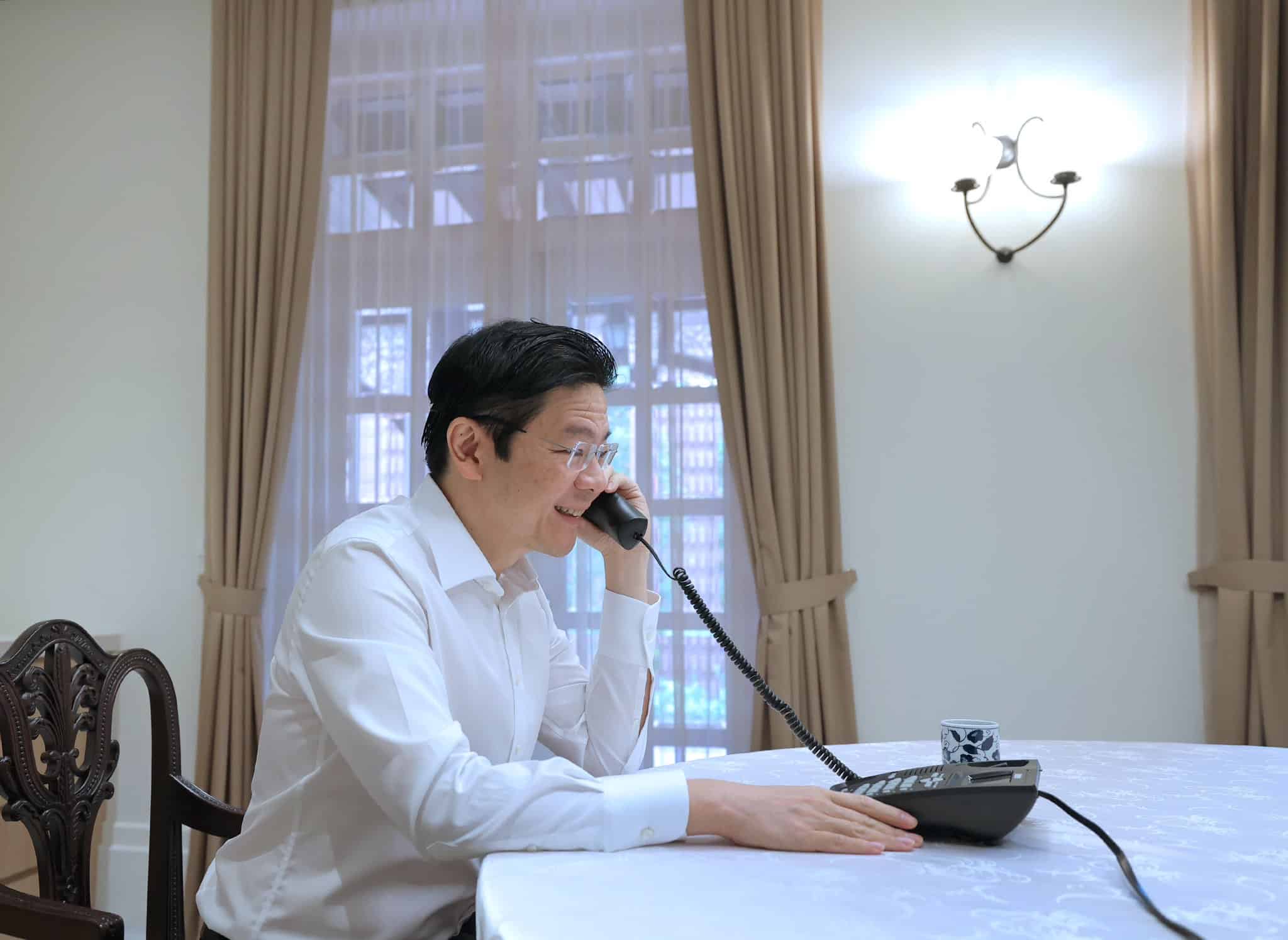 Singapore PM Wong speaks with PM Anwar, other leaders on first day in office
