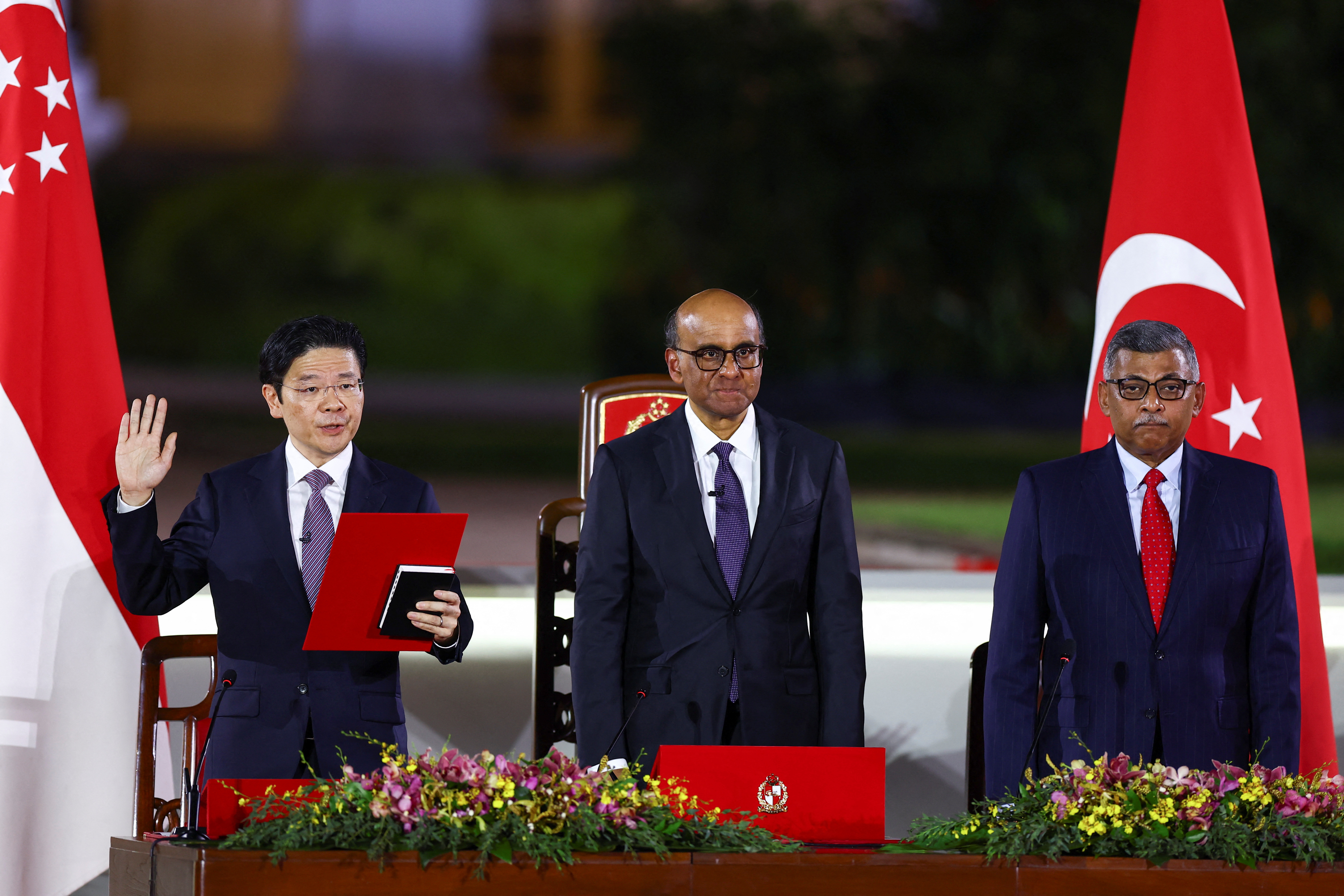 Lawrence Wong sworn in as Singapore's fourth PM