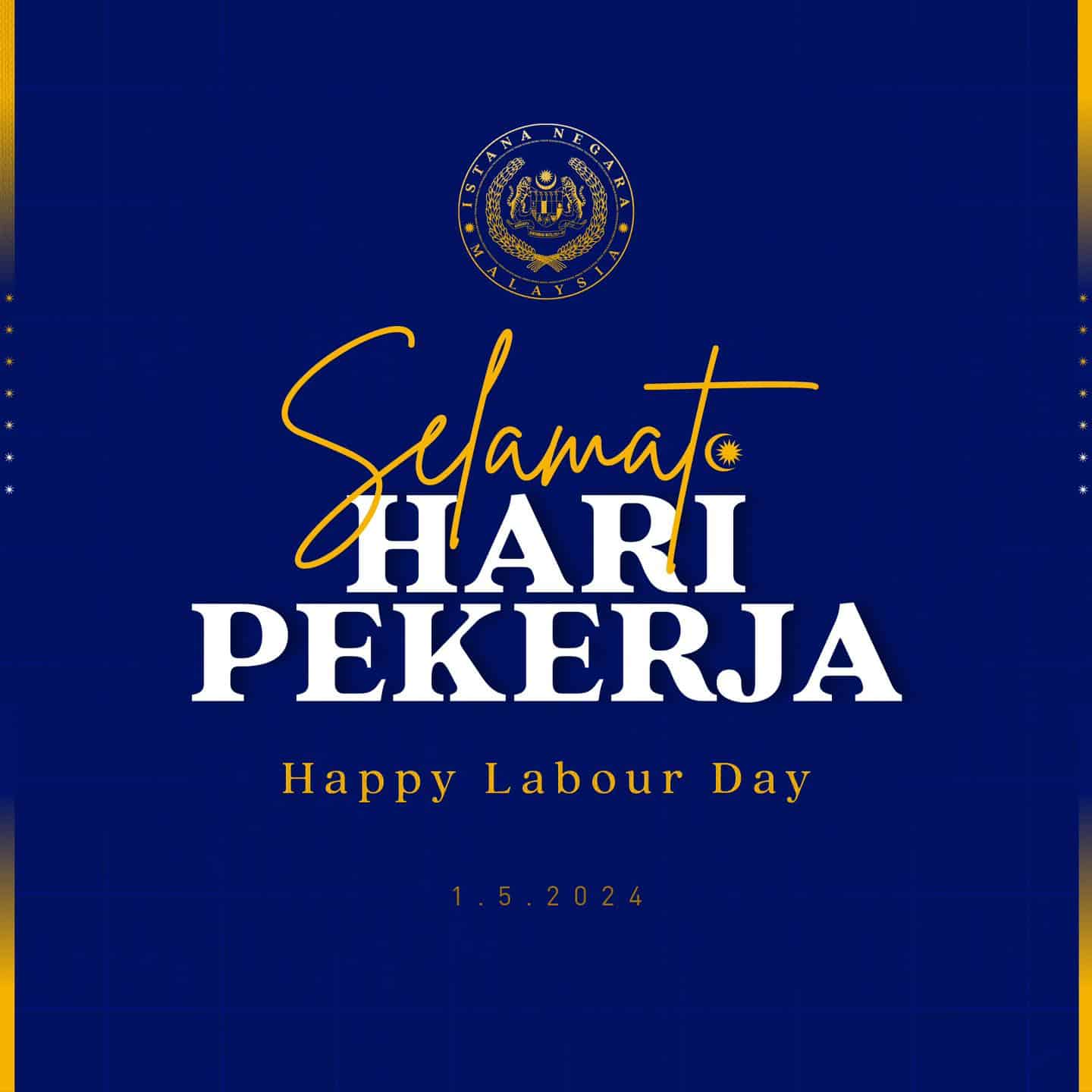 Agong hargai komitmen warga pekerja, penat lelah capai kemajuan