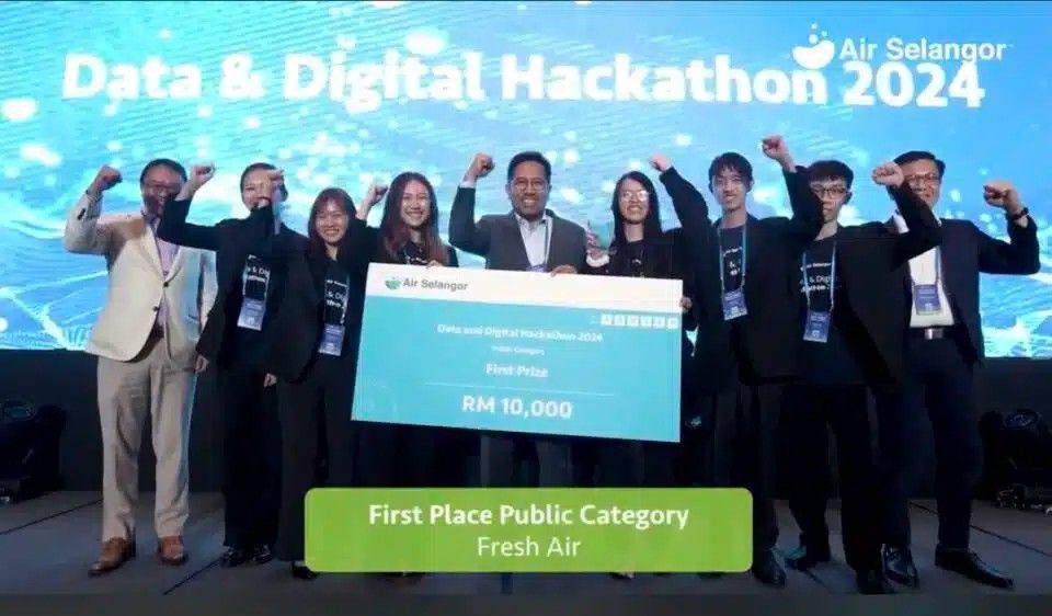 马大6学生研发监督漏水系统获冠  雪州水供颁发1万奖金