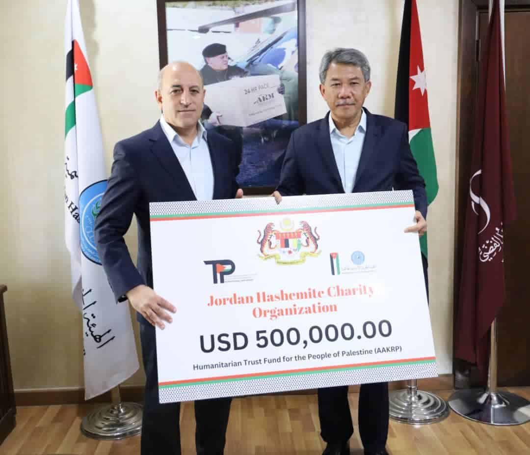 捐100万美元予约旦二机构  外长：助加沙人民治疗癌症