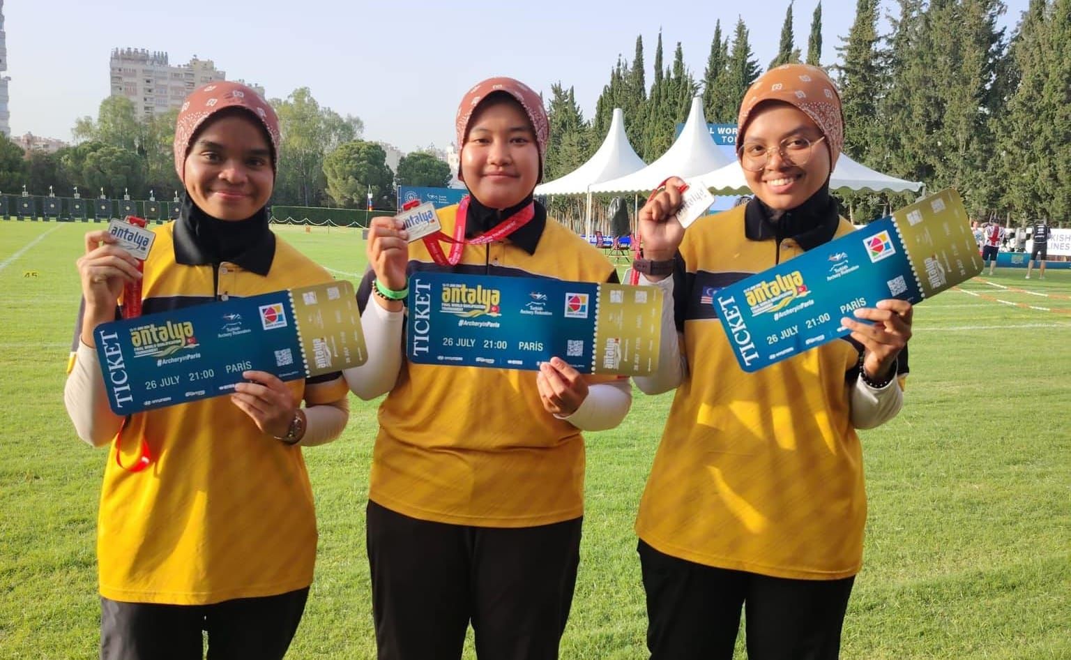 Trio recurve wanita raih slot ke Olimpik Paris, rangkul perak