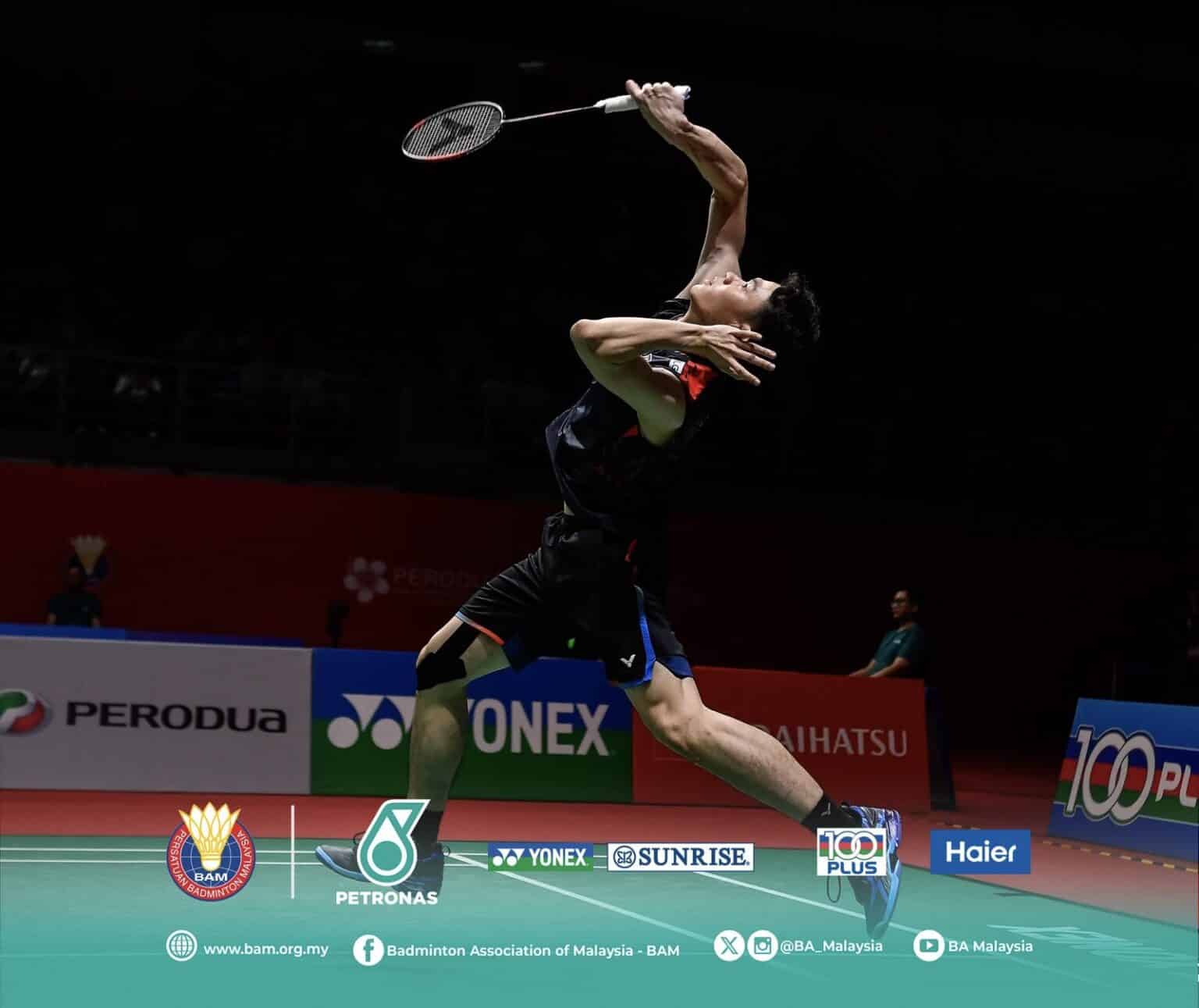 Zii Jia, dua beregu negara lepasi pusingan pertama Terbuka Indonesia