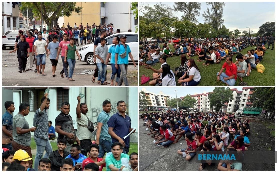 Foreign nationals get surprise visit by state immigration officers