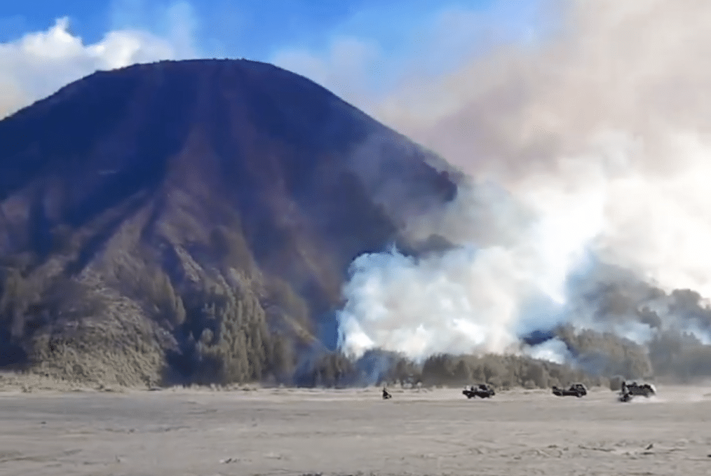 Fire ravages Indonesia’s Bromo national park