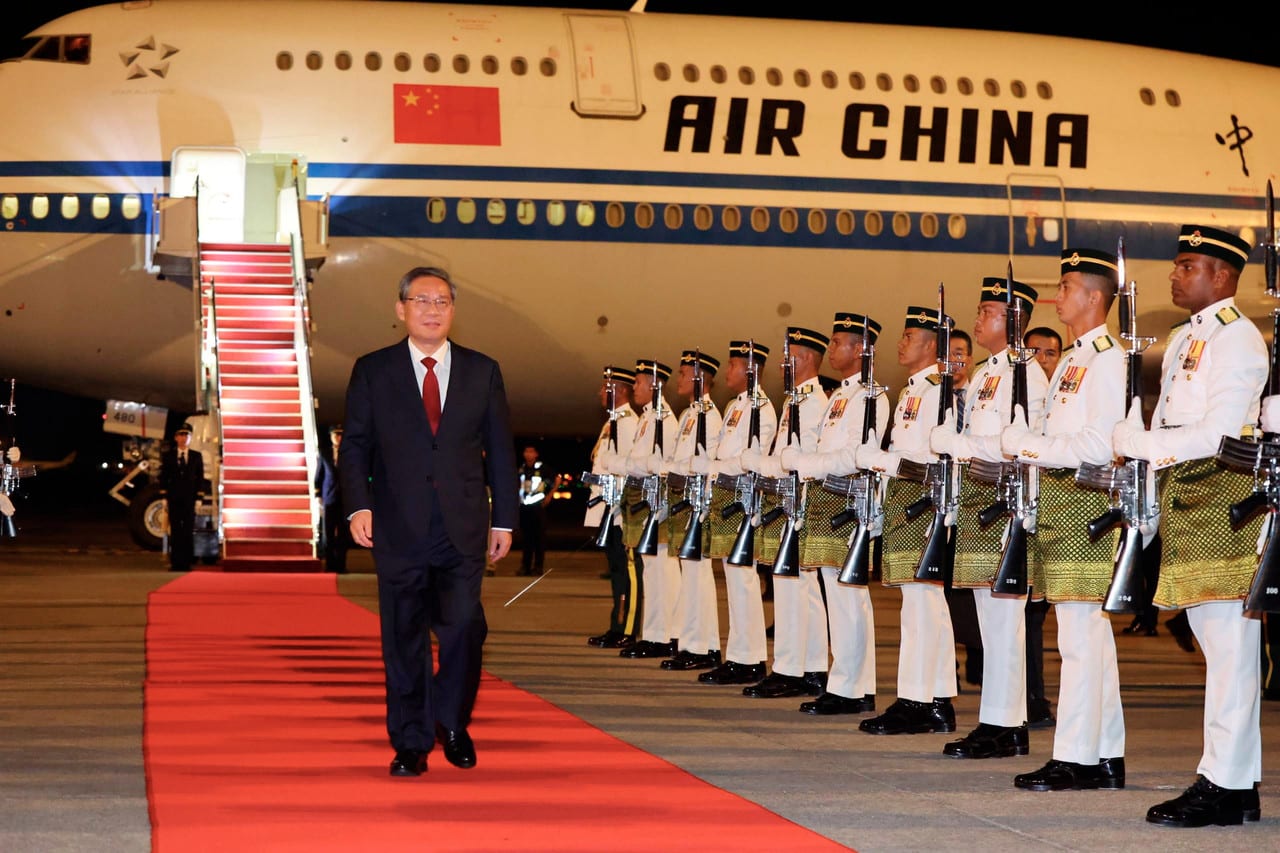 China's Premier Li Qiang arrives in Malaysia for three-day official visit