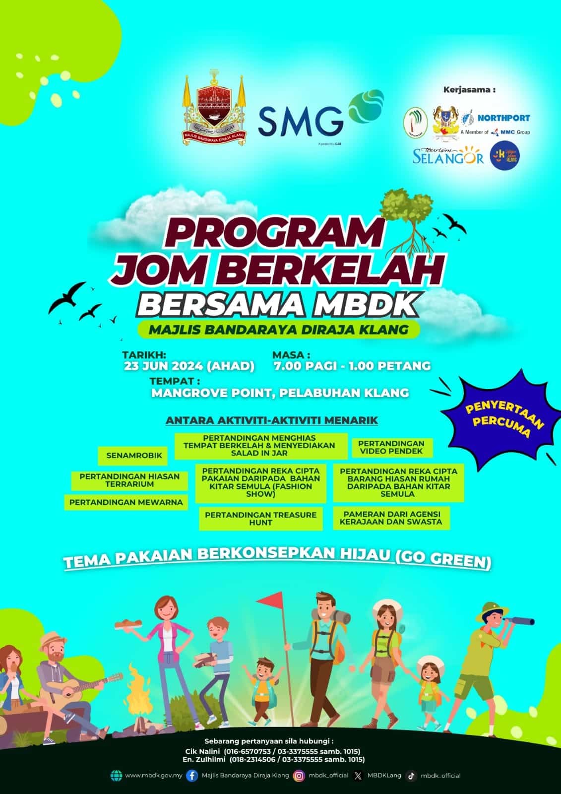 MBDK anjur program berkelah 23 Jun, masuk percuma