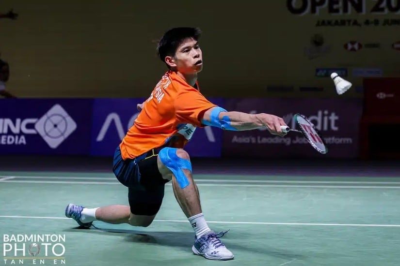 【印尼羽球公开赛】三局击退台北周天成 梁峻豪晋级八强