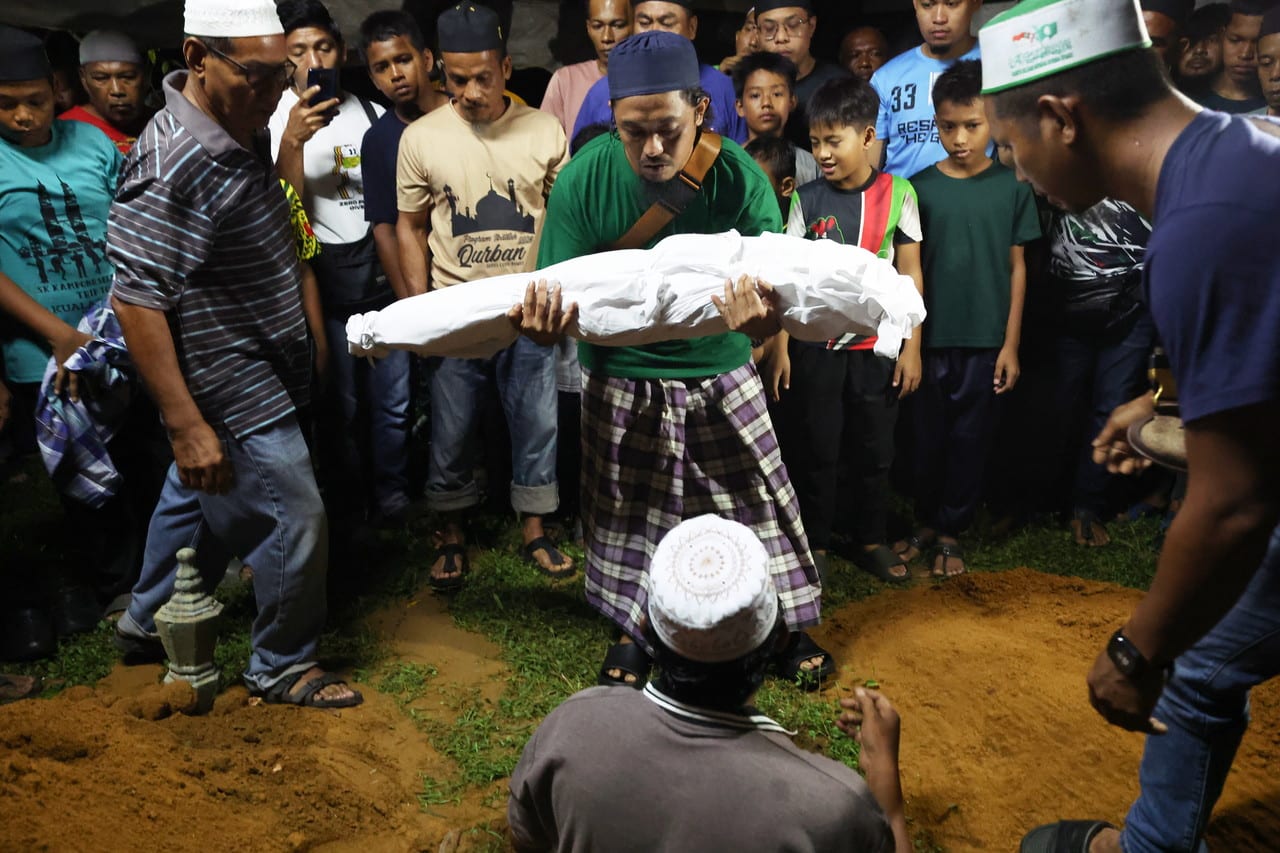 Muhammad Luth Syauqi laid to rest next to older brother