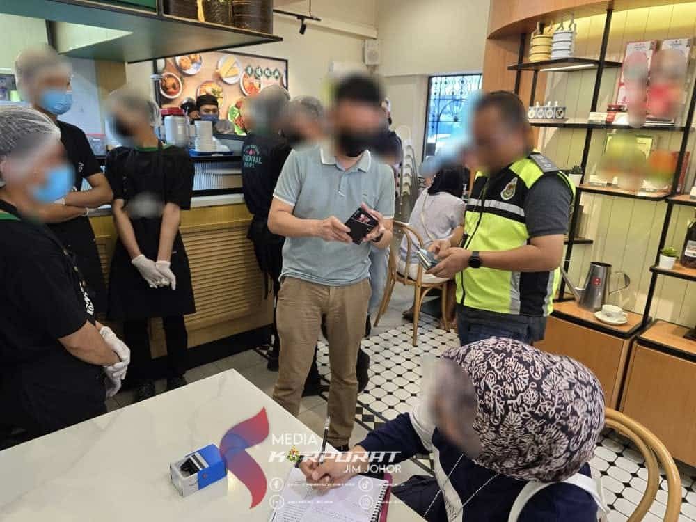 移民局上周六扫荡4咖啡店 捕145违反各罪行外籍人士