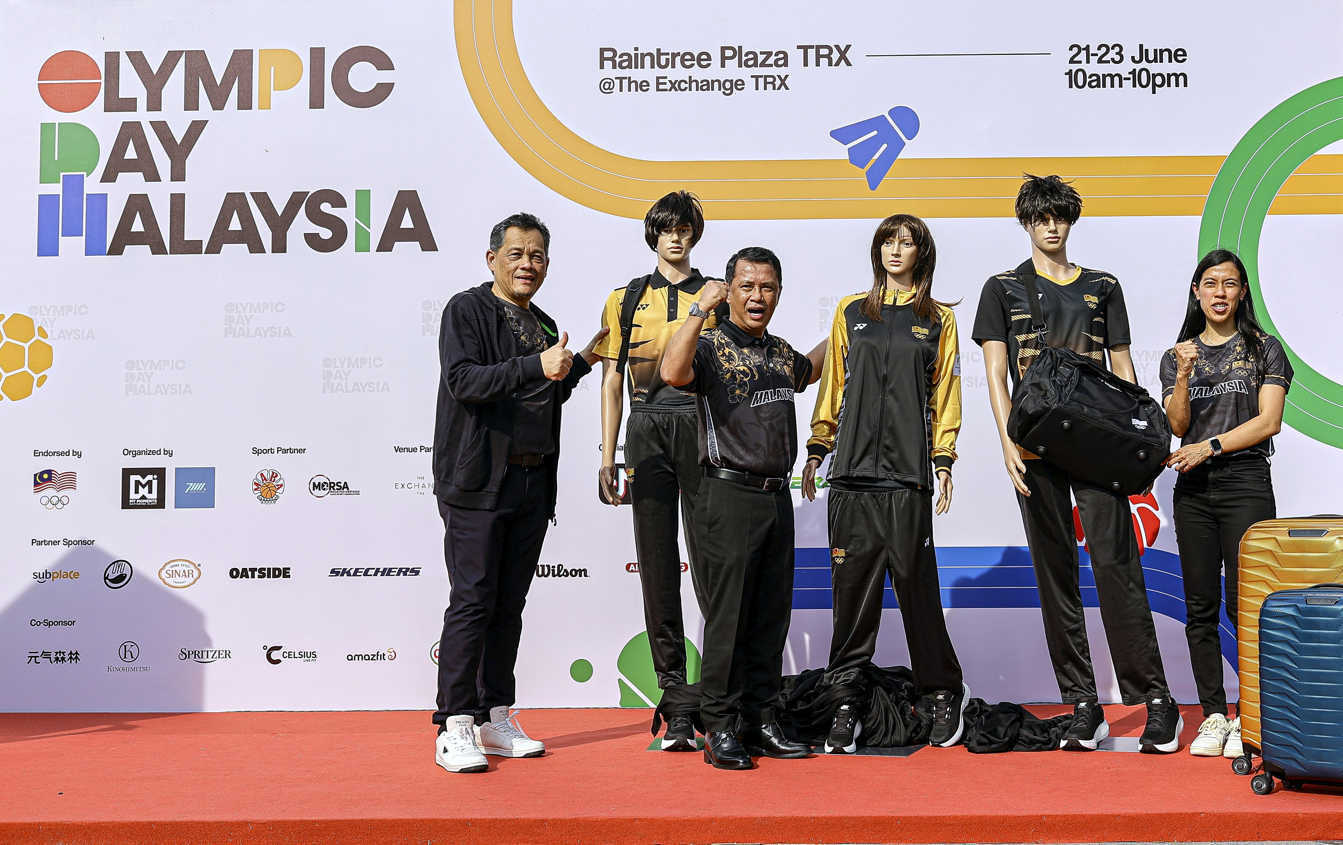 Penerjun negara, atlet pelayaran pembawa Jalur Gemilang Olimpik Paris 2024