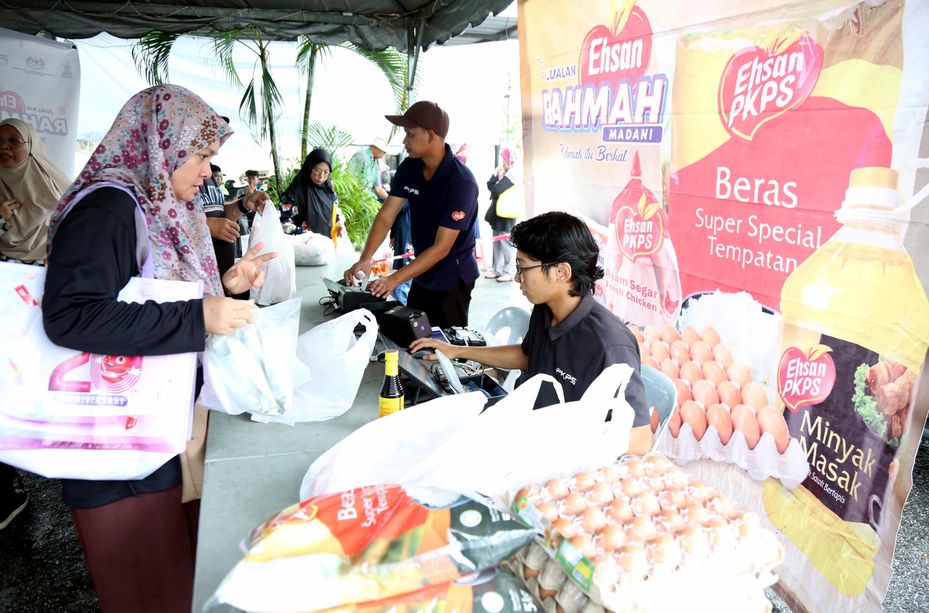 Jualan murah PKPS bantu B40 di bandar jimat belanja dapur