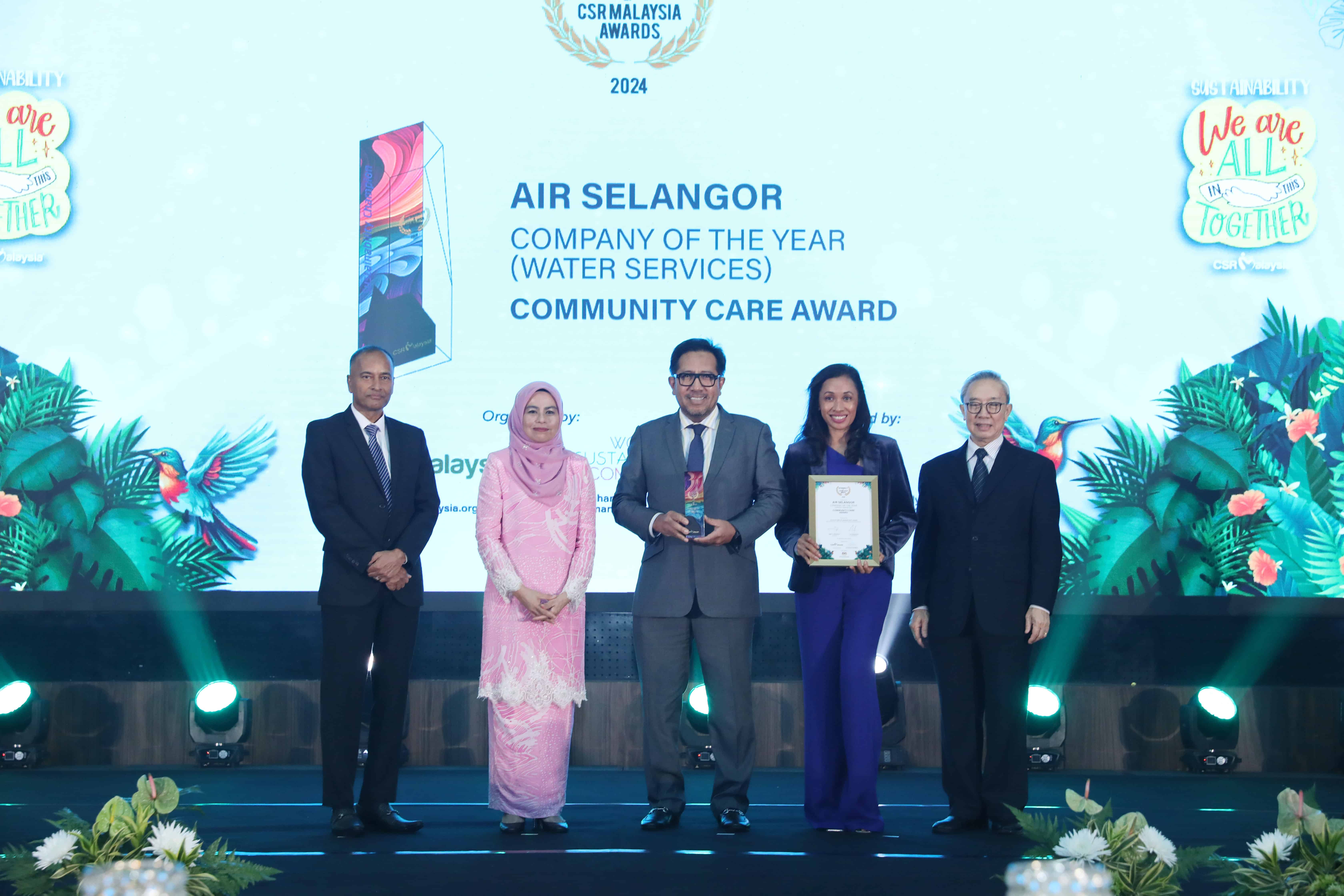 Air Selangor diiktiraf syarikat terbaik kategori perkhidmatan air