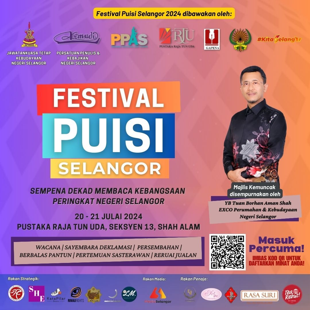 45 peserta bersaing dalam sayembara deklamasi puisi, pemenang wakili negeri