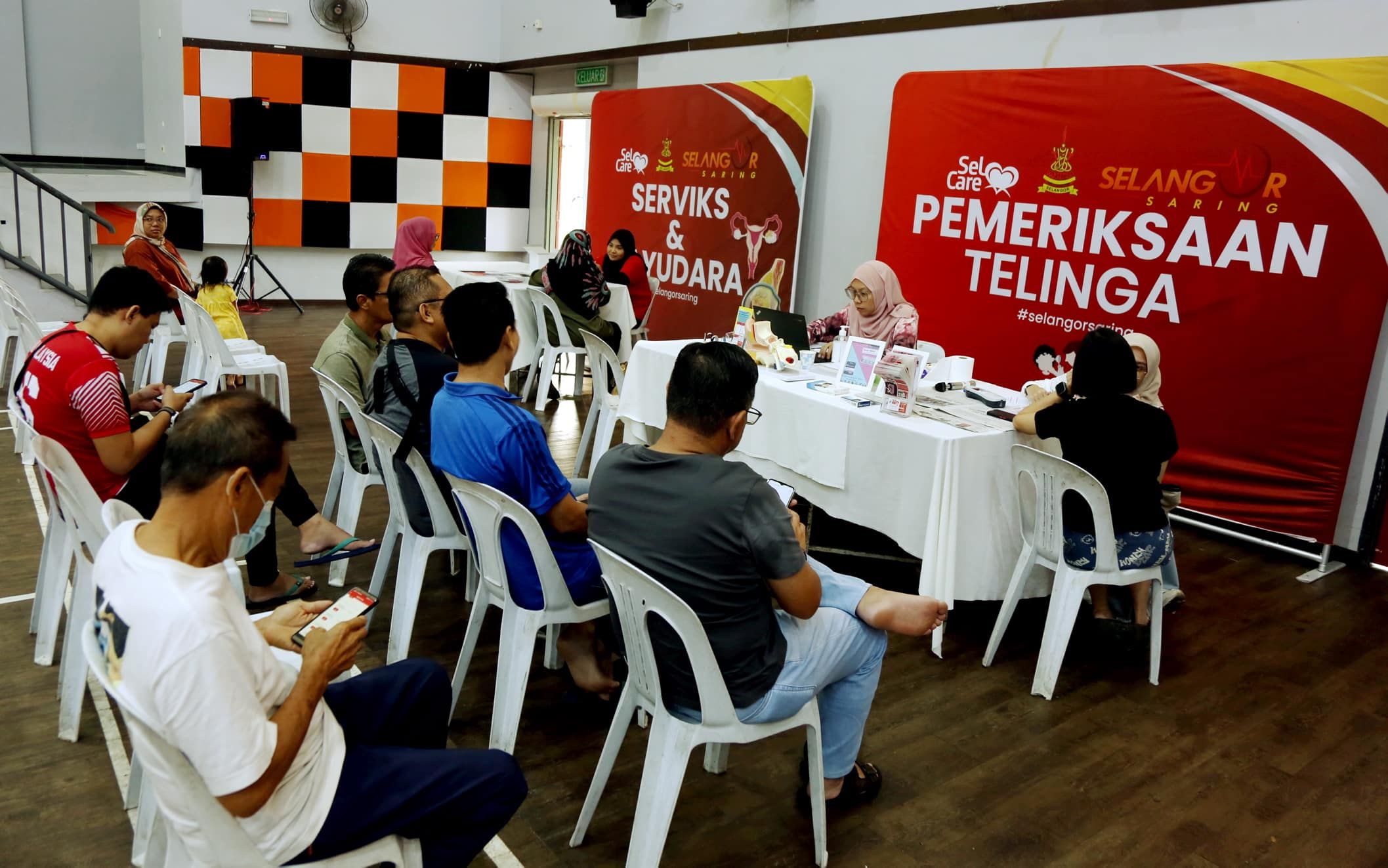Saringan kesihatan percuma di Dengkil esok, daftar di aplikasi SELangkah