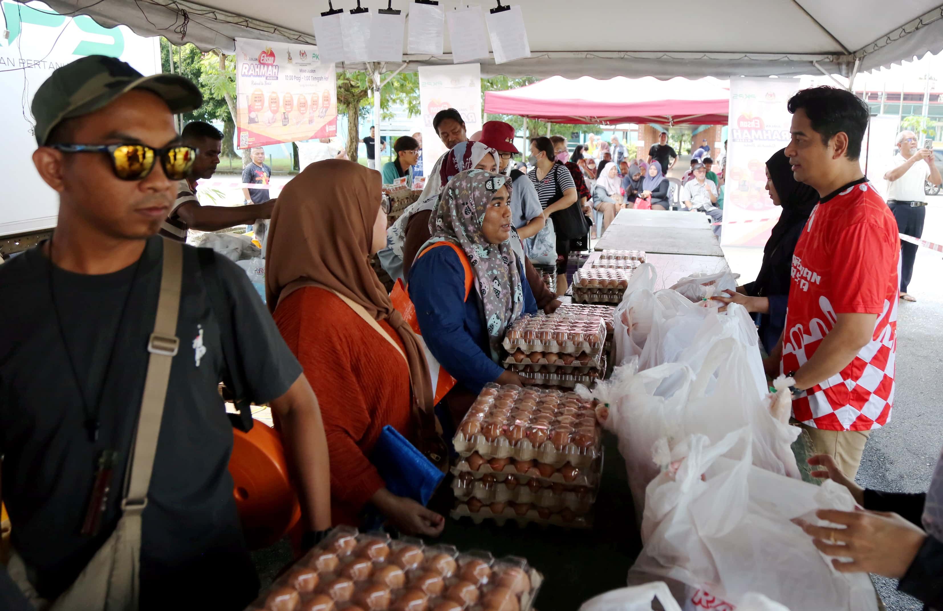 斯里斯迪亚区已办5促销市集   逾3000户受惠购便宜食材