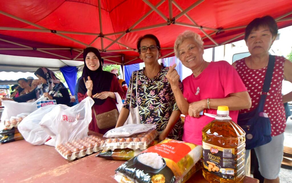 இன்று புக்கிட் அந்தாரபங்சா, சுங்கை ராமால் உட்பட நான்கு  இடங்களில் மலிவு விற்பனை.