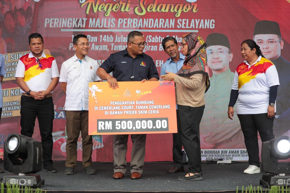 Agih sumbangan RM600,000 kepada tiga pangsapuri, naik taraf kemudahan, infrastruktur