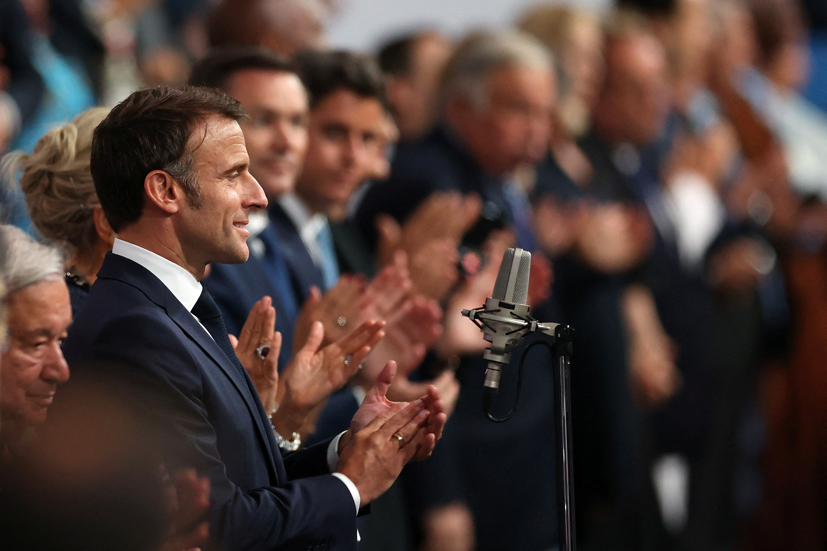 Macron declares Paris Olympics open with historic ceremony on River Seine