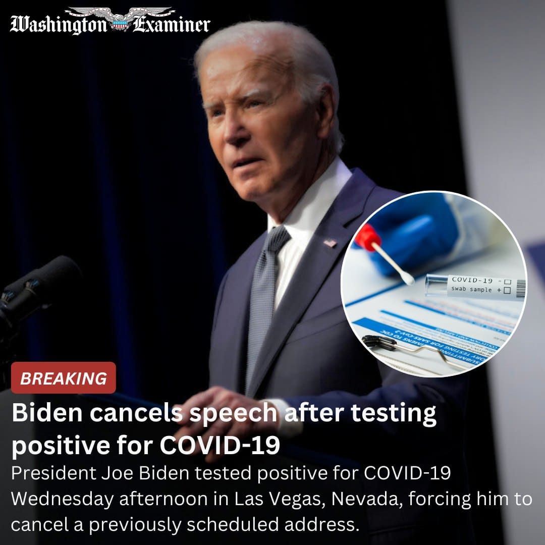 拜登在拉斯维加斯竞选时确诊冠病