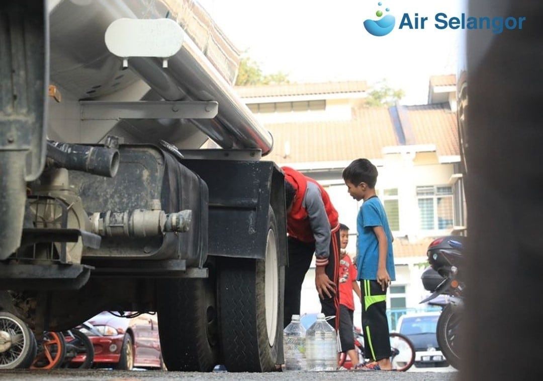 நேற்று இரவு 9 மணி நிலவரப்படி நீர் விநியோகம் 55.2 விழுக்காட்டை எட்டியது