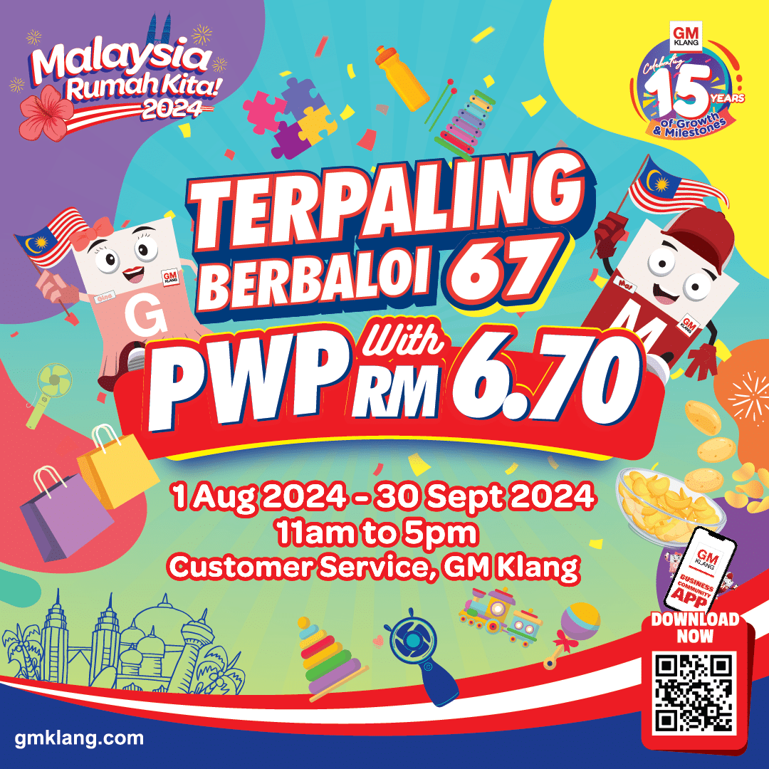 GM Klang holds ‘Purchase with Purchase Terpaling Berbaloi 67!’ for Independence Day