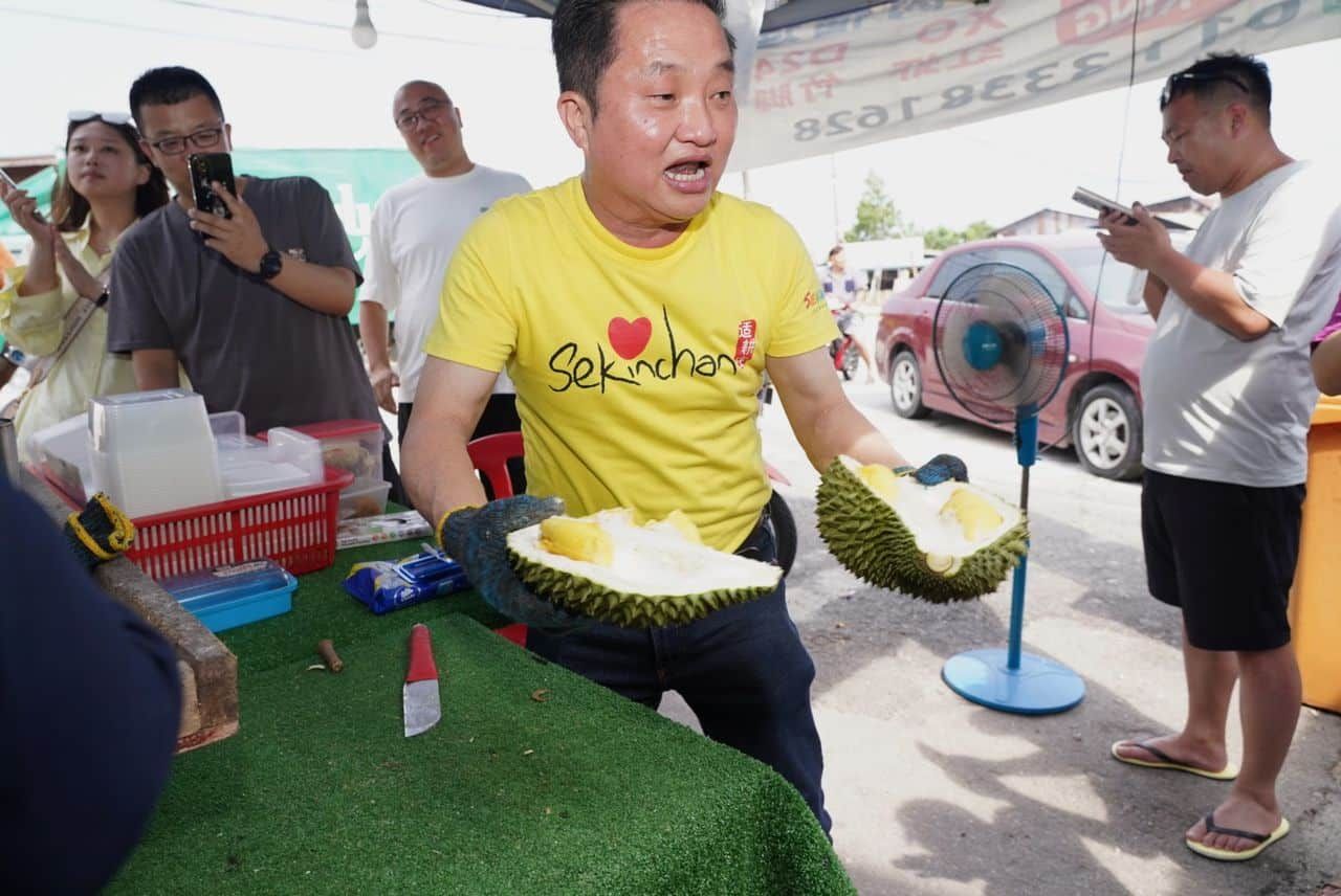 黄瑞林带东北三省40业者 考察雪州北部生态走廊.大尝果王海鲜