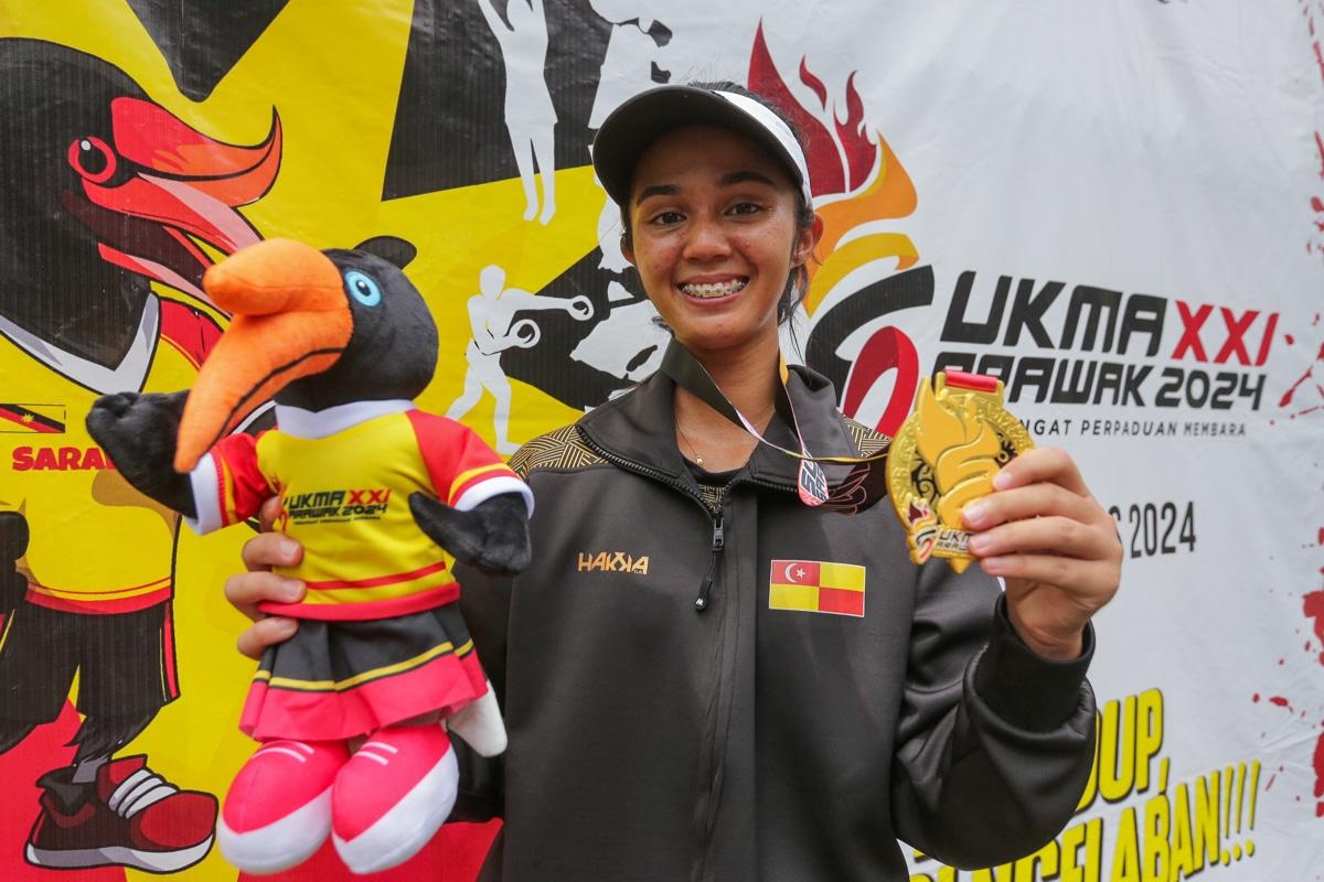 Sharifah Elsa akhiri SUKMA dengan cemerlang, raih emas tenis individu wanita
