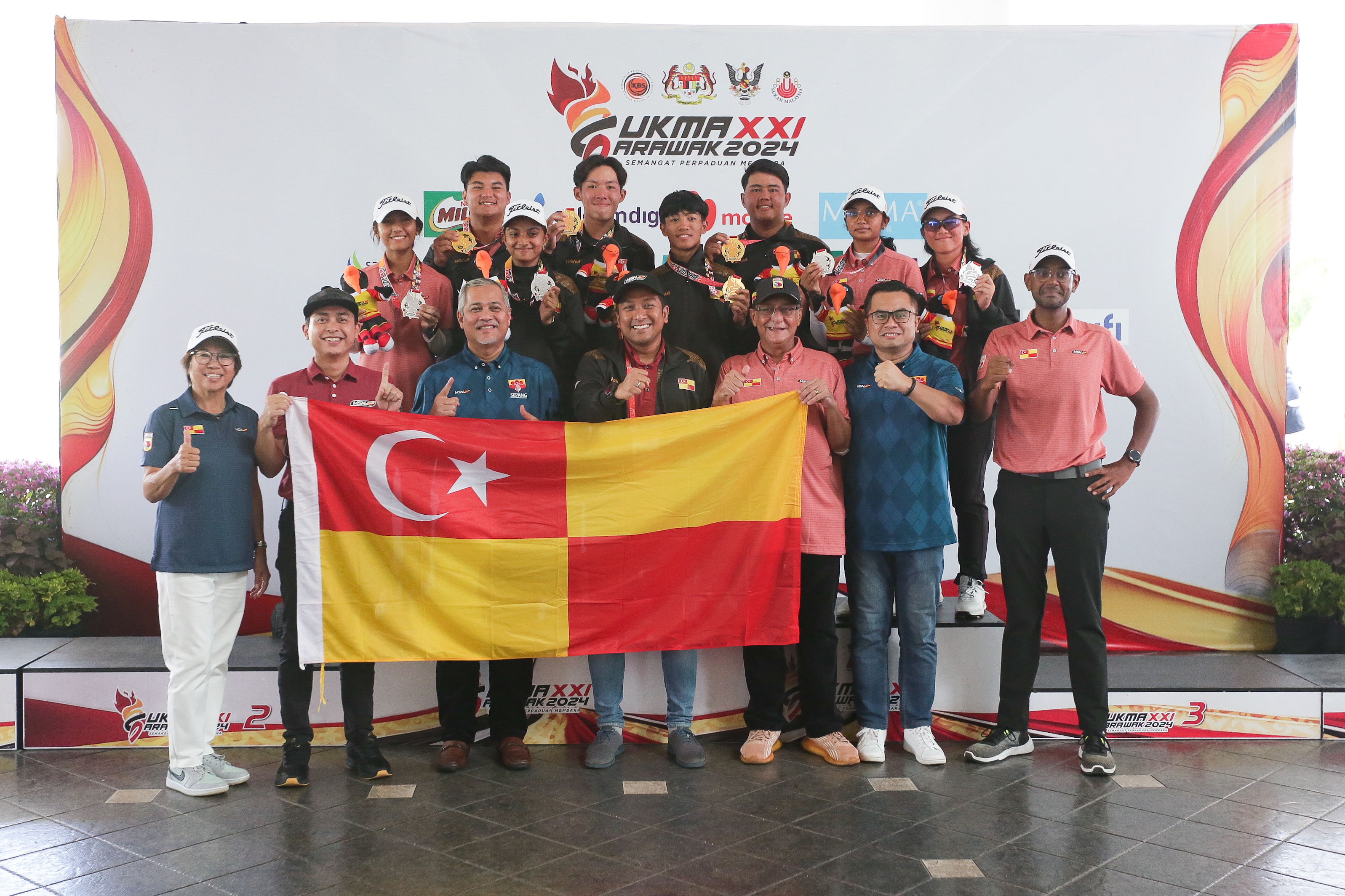 Sukma 2024: Golden day for men’s golf team