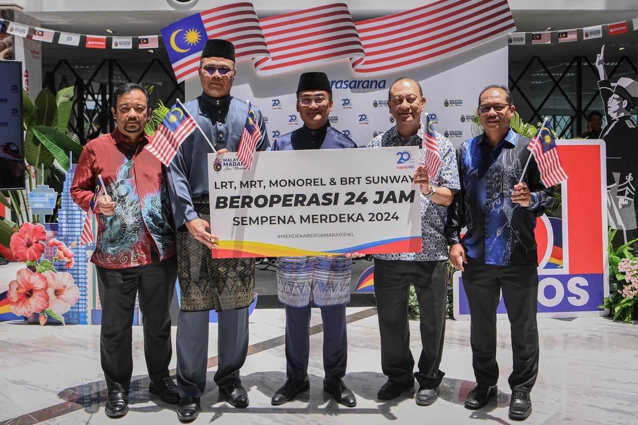 列车服务配合国庆日   30日6am起24小时营运