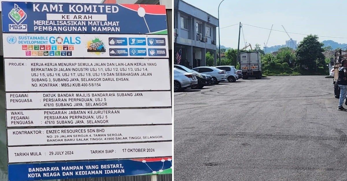 避免工程延误及浪费公帑   黄美诗吁勿在新泊油路上“捣乱”