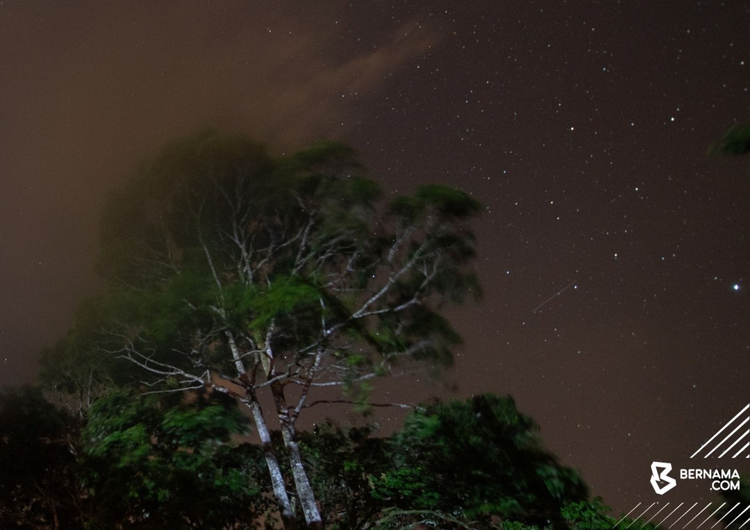 Peluang lihat 100 meteor melintasi langit Malaysia malam ini