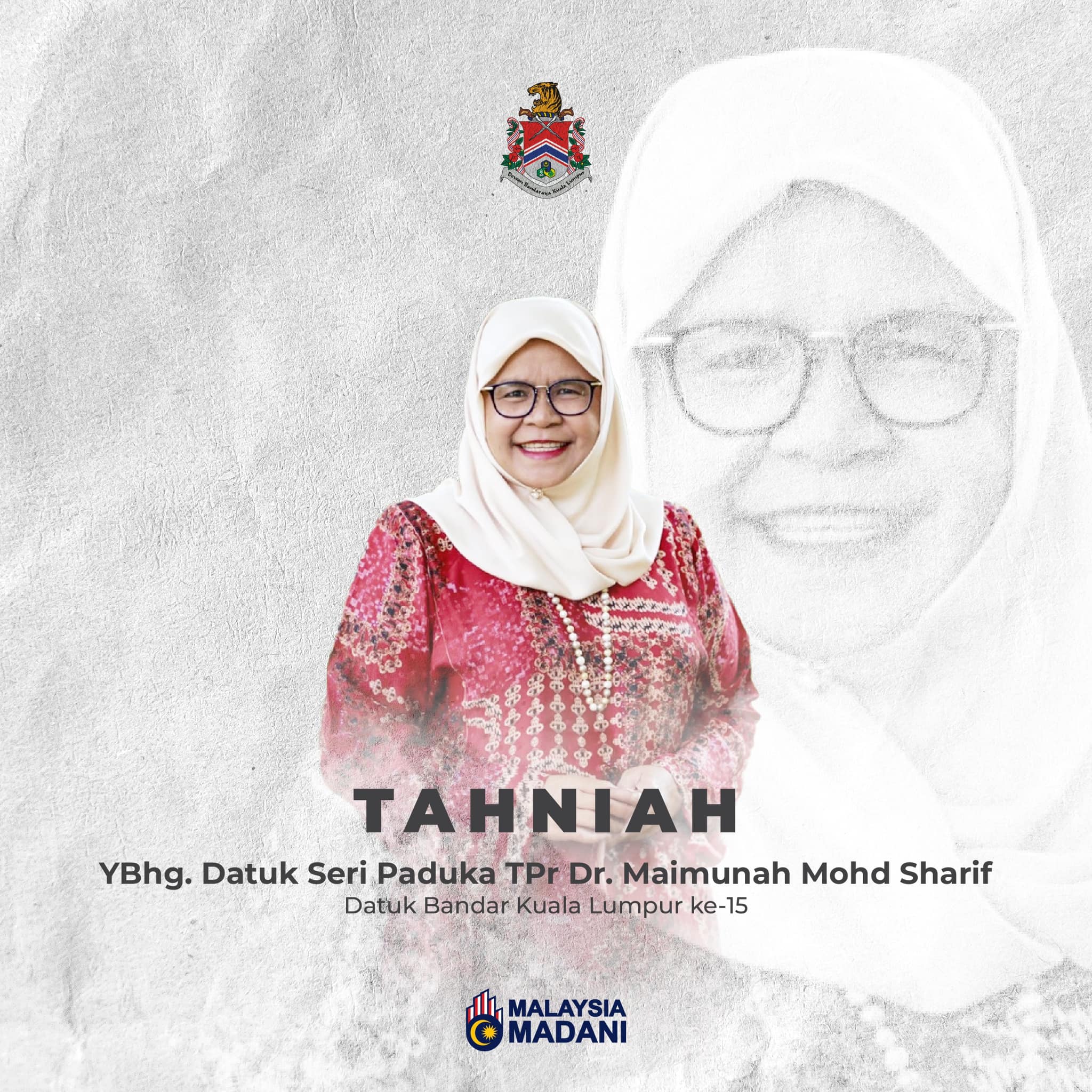 Maimunah wanita pertama dilantik Datuk Bandar KL, kuat kuasa esok
