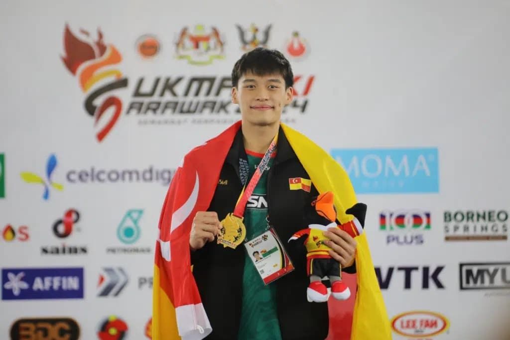 【第21届马运会】雪州吴政彦打破全国纪录 100公尺蛙泳游出1分01.39秒